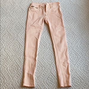 DL1961 light pink skinny jeans